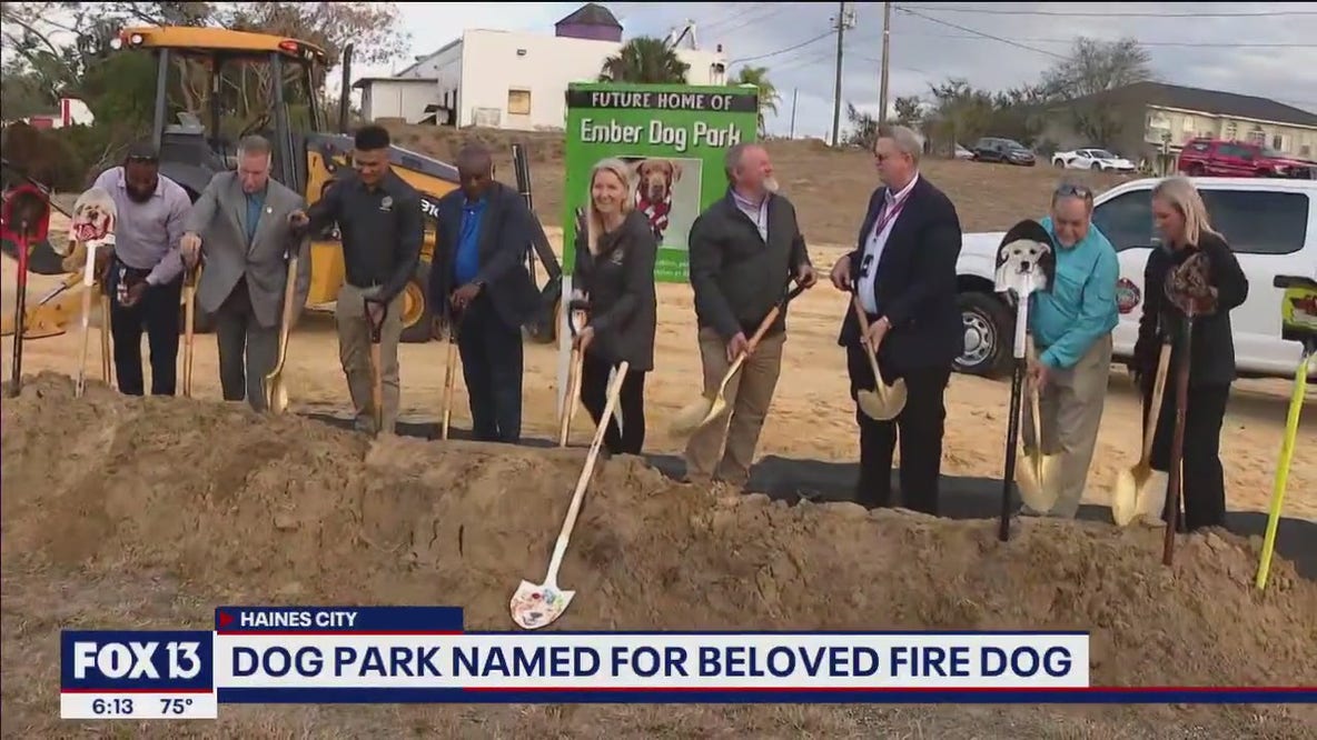 Dog park named for beloved fire dog